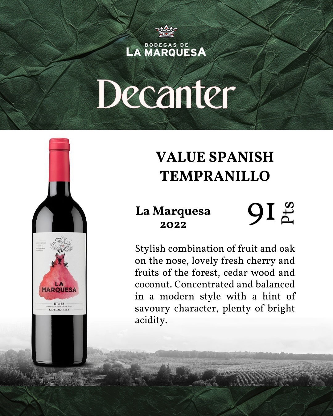 La Marquesa in Decanter